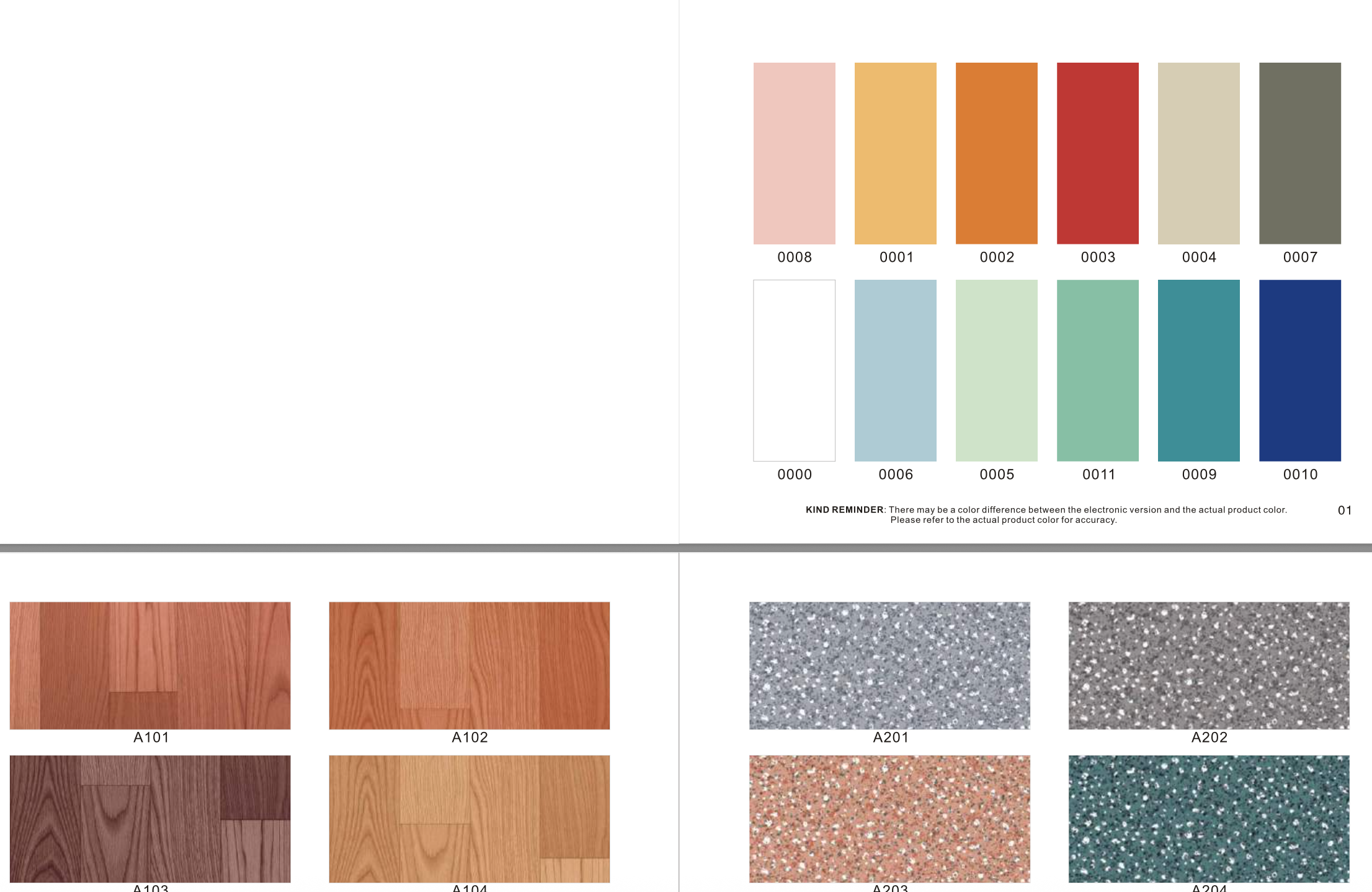 SPC & LVT flooring catalog cover